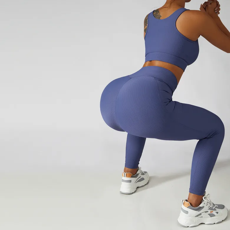 WTWM Athlethe Ribbed Seamless Tights
