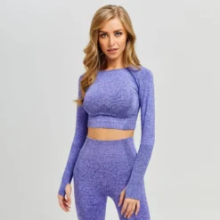 WTWM Soft Rebirth Crop Top Long Sleeve